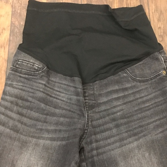 Lot of 3 maternity jeans distressed size 8 - Picture 12 of 14